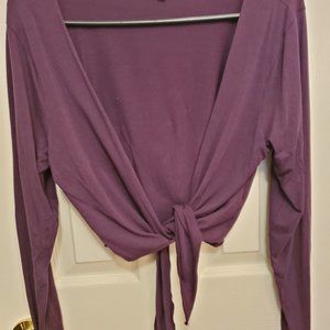Plum shrug sz xl jr